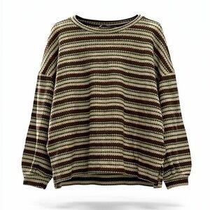 Lush Striped Boho Top